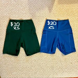 Colorfulkoala biker shorts w/pockets